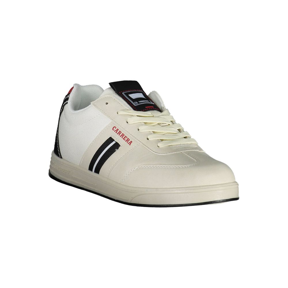Weißer Polyester-Sneaker