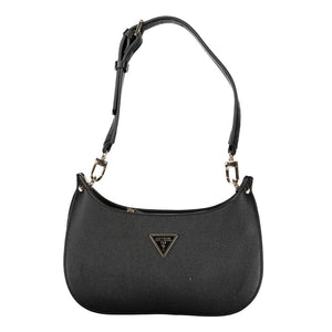 Schwarze Handtasche aus Polyethylen