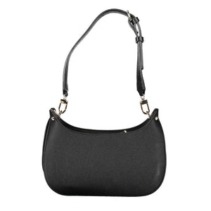 Schwarze Handtasche aus Polyethylen