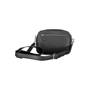 Schwarze Handtasche aus Polyethylen