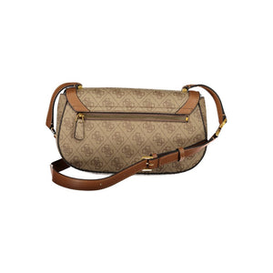 Beige Polyethylen Handtasche