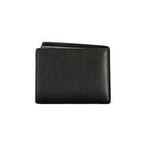 Schwarze Lederbrieftasche