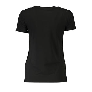 Schwarze Elastan-Tops und T-Shirts