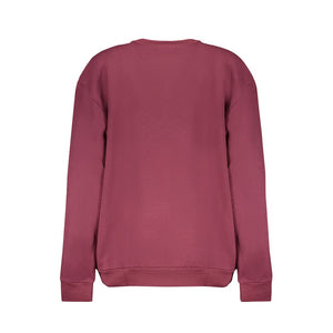 Lila Baumwollpullover