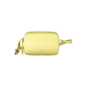 Gelbe Lederhandtasche