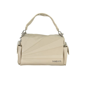Beige Polyethylen Handtasche