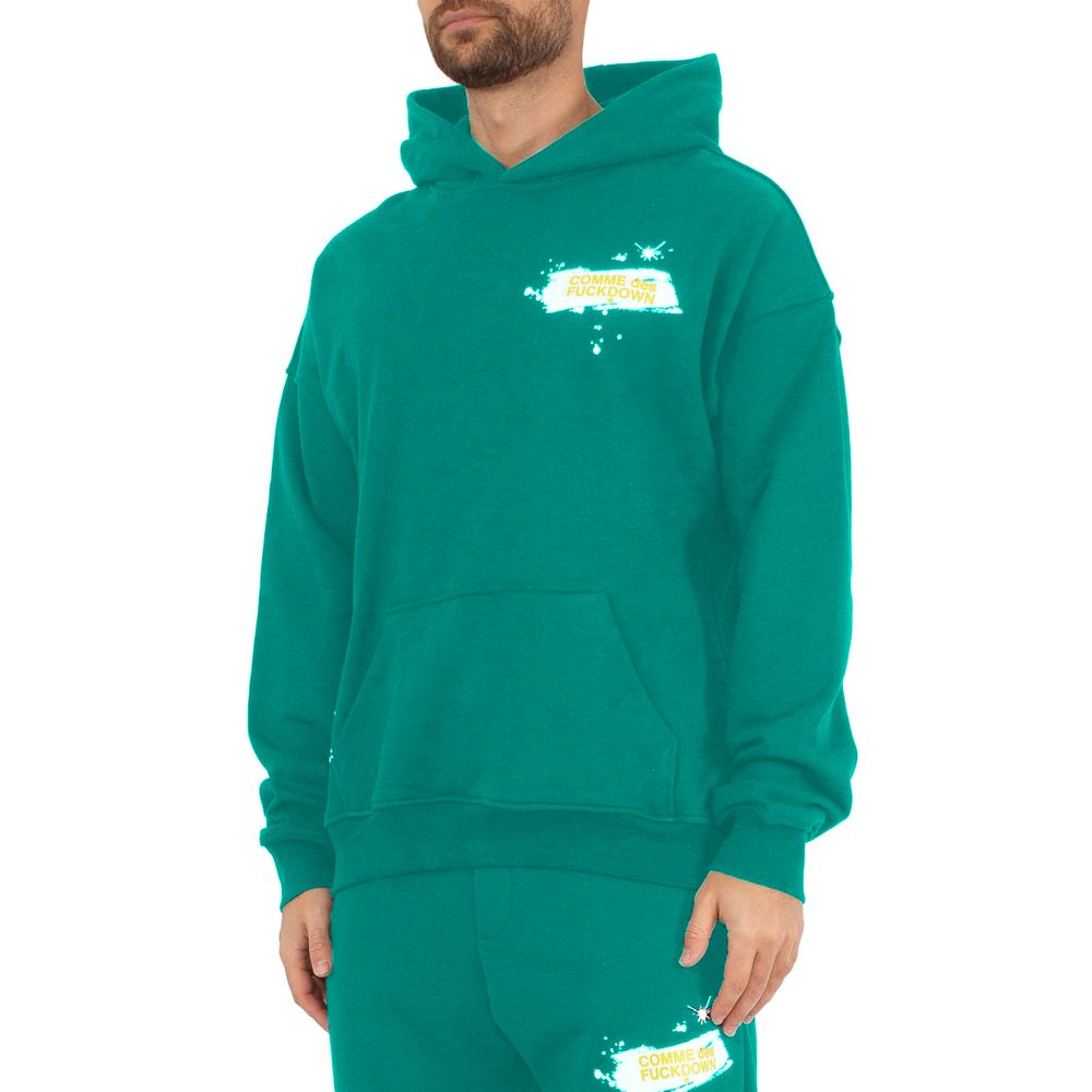 Grüner Baumwollpullover