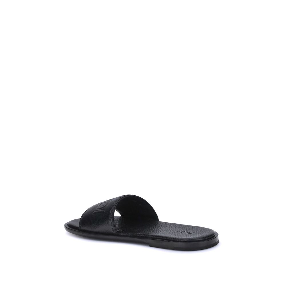 Sandalen mit Logo