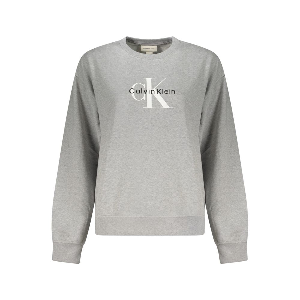 Grauer Baumwollpullover