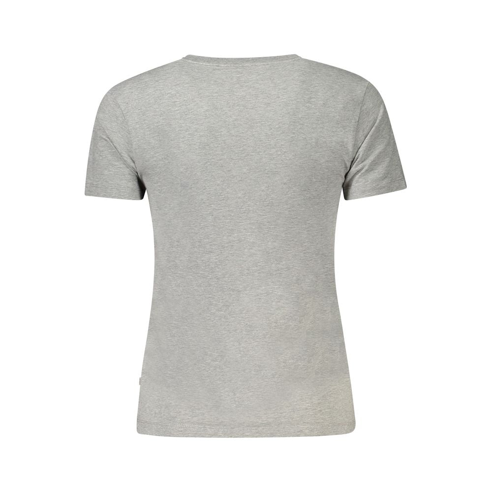 Graue Baumwolloberteile und T-Shirts