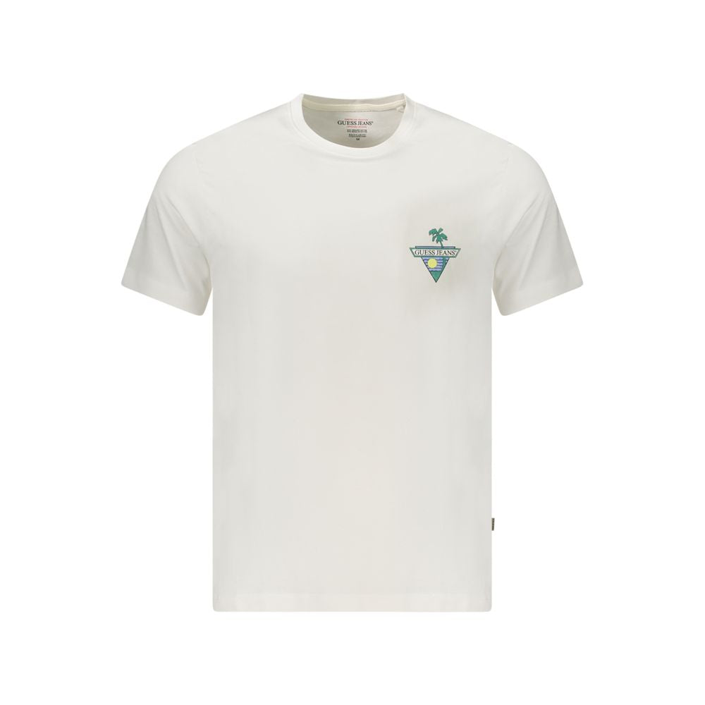 Weißes Baumwoll-T-Shirt