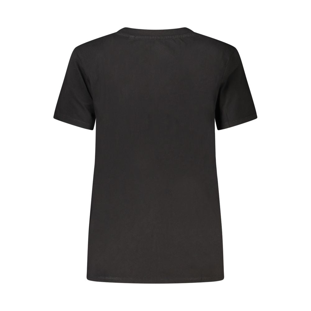 Schwarze Baumwolloberteile und T-Shirts