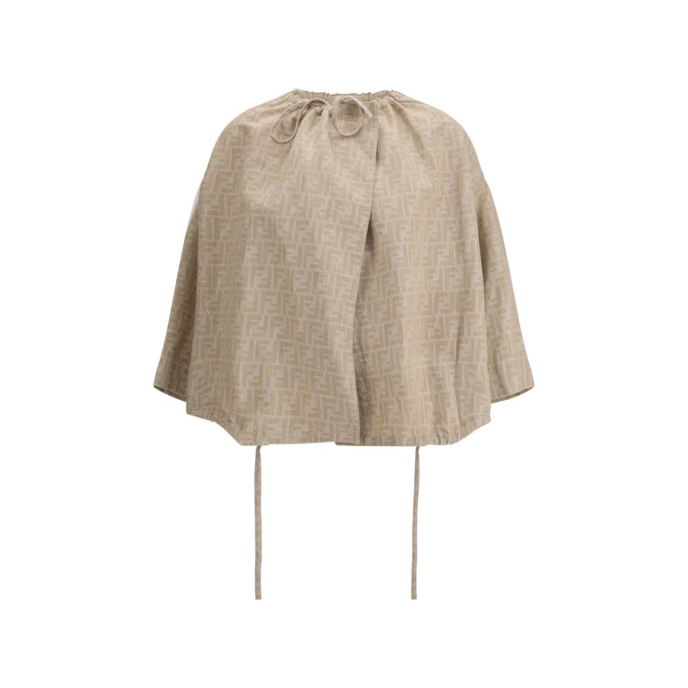 Übergroße Chambray-Jacke