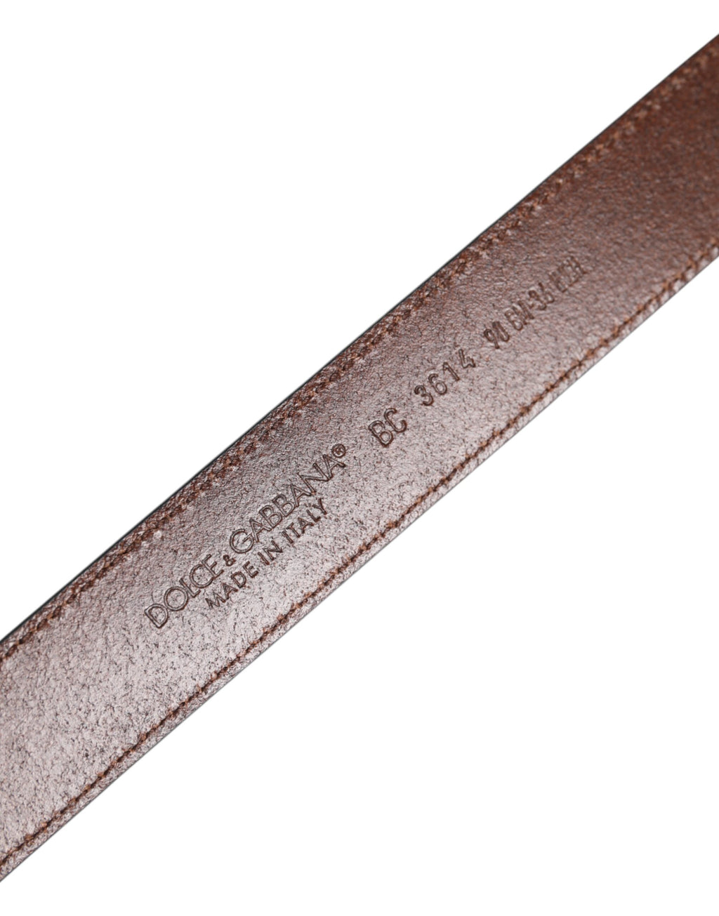 Grüner klassischer Ledergürtel mit Metall-Logoschnalle
