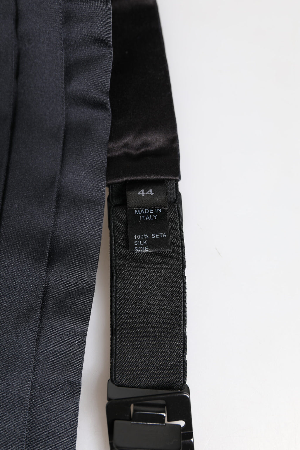 Dunkelblauer Taillenkummerbund aus 100 % Seide