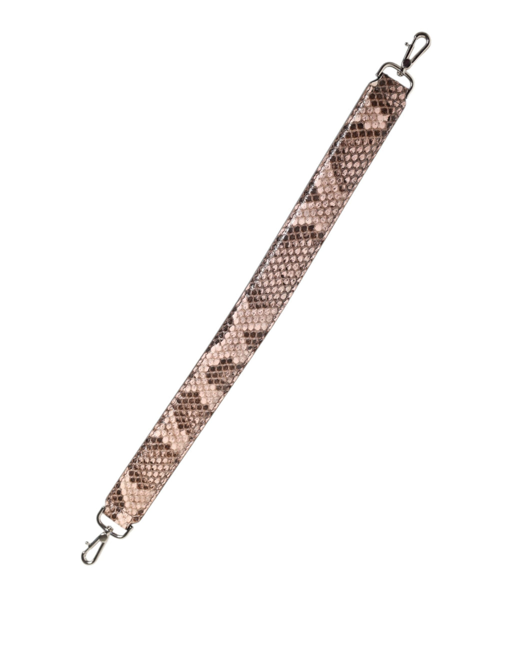 Brauner Schultergurt für Handtaschenzubehör aus exotischem Leder