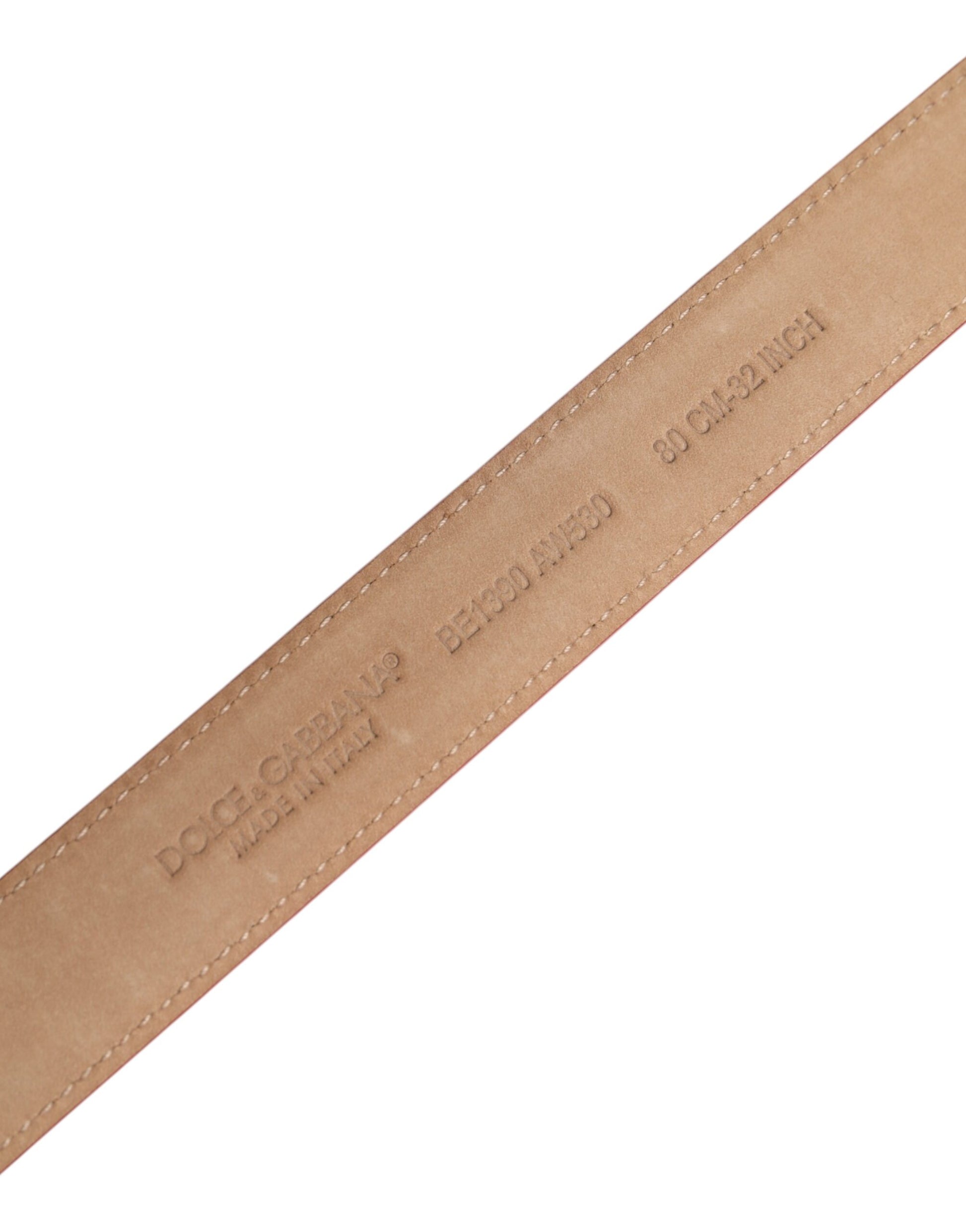 Cintura-Gürtel aus rotem Leder mit goldener Metallschnalle