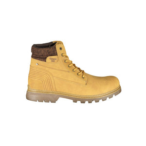 Gelber Polyesterstiefel