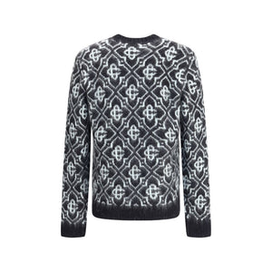 Rundhalspullover mit Monogramm