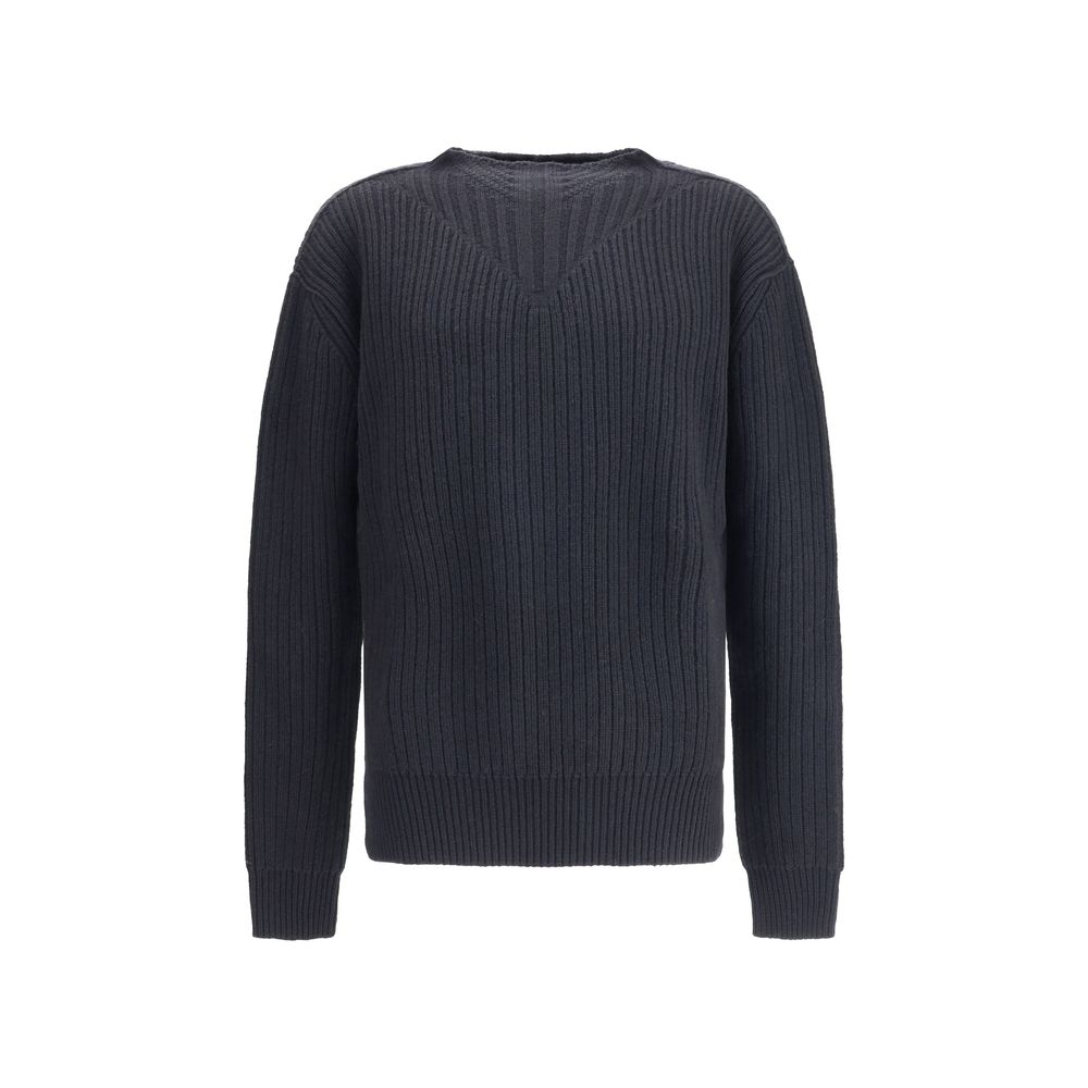 Rippenpullover