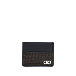 Woven Gancini Card Holder