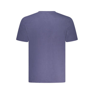 Blaues Baumwoll-T-Shirt