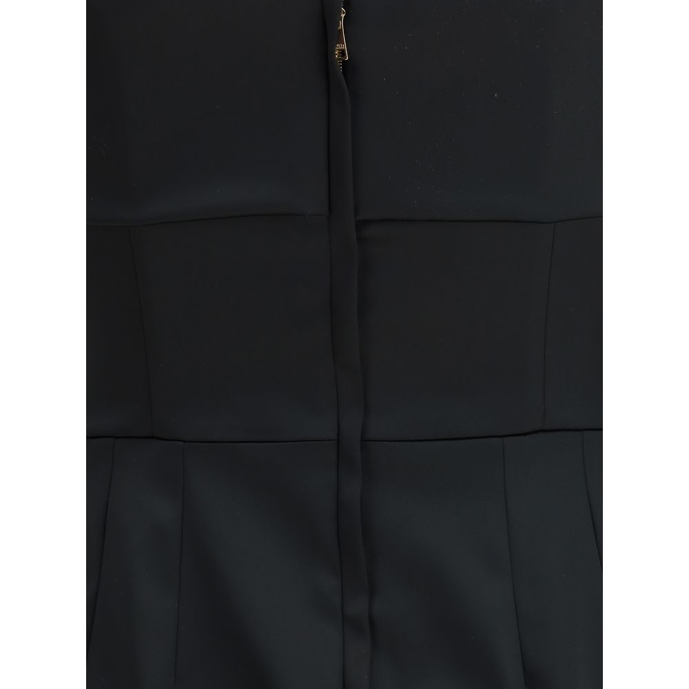 Satin-Midikleid