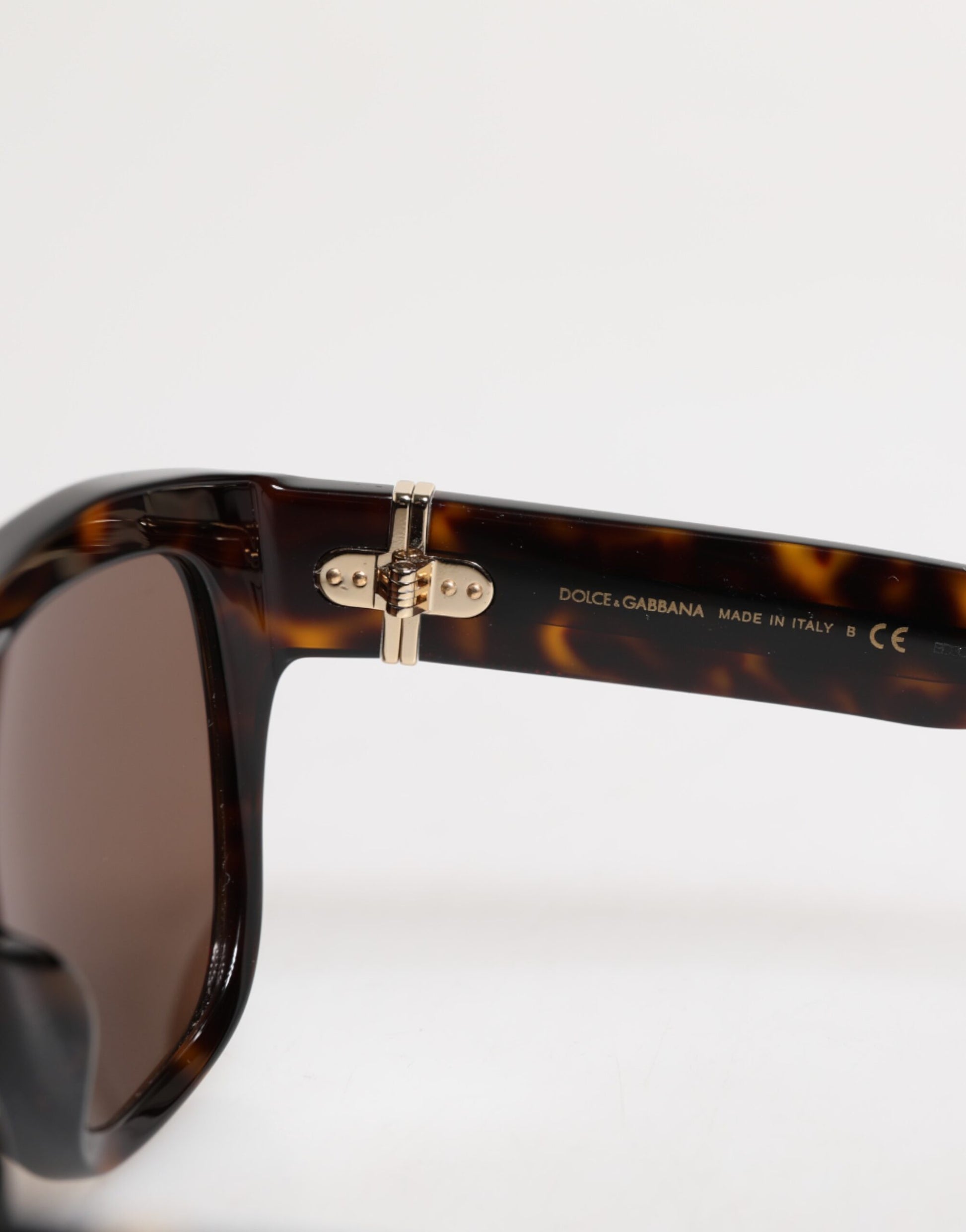 Dolce & Gabbana Dark Brown Havana DG4398F Square Frame Eyewear Sunglasses