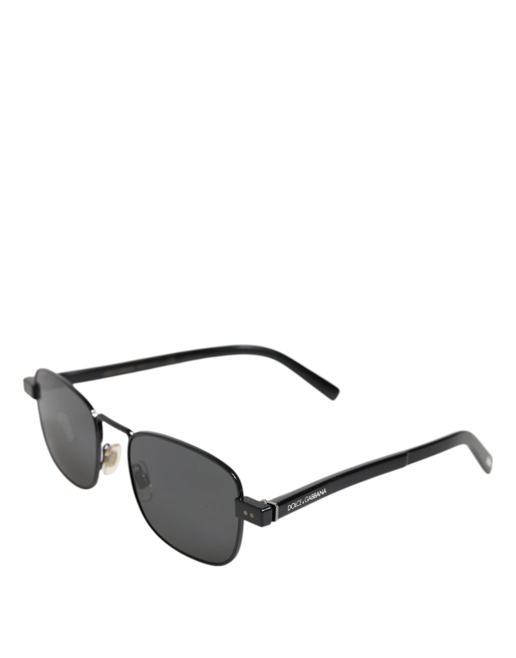 Black Metal Frame Square Lenses DG2222 Eyewear Sunglasses