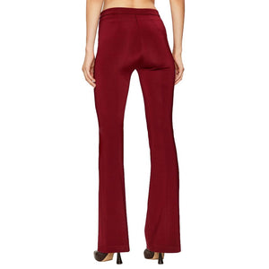 Red Viscose Jeans & Pant