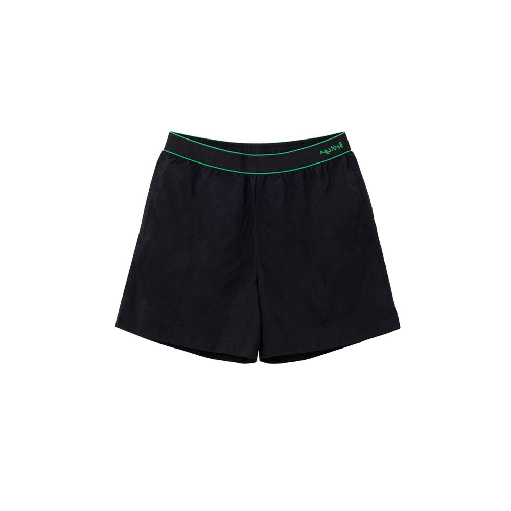 Schwarze Badeshorts aus Polyamid