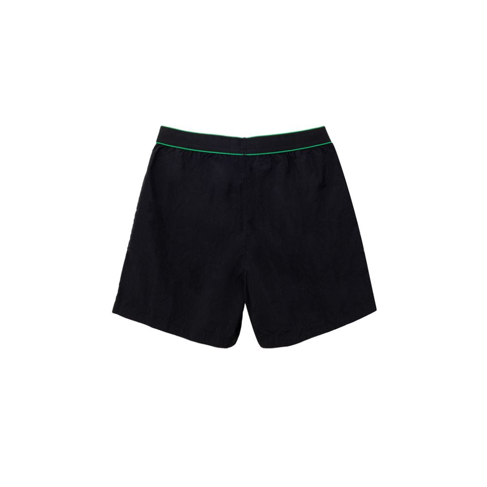 Schwarze Badeshorts aus Polyamid