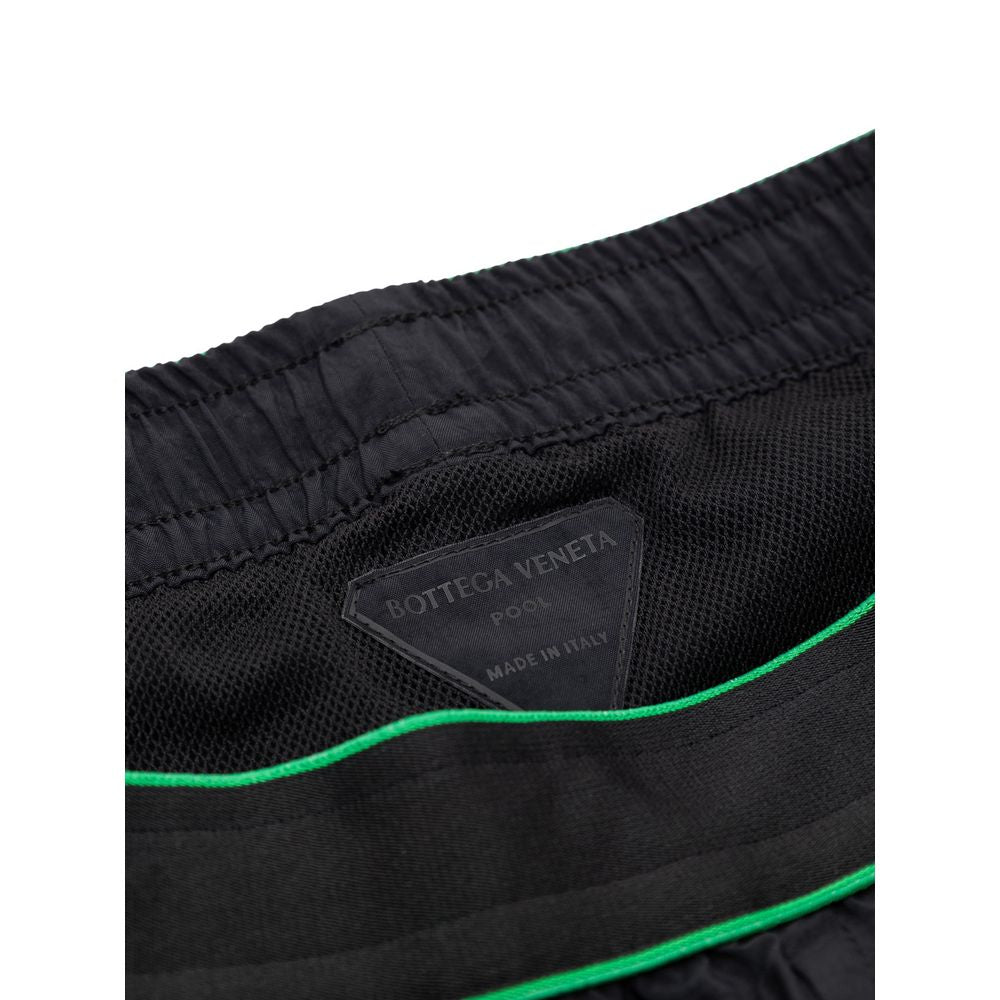 Schwarze Badeshorts aus Polyamid