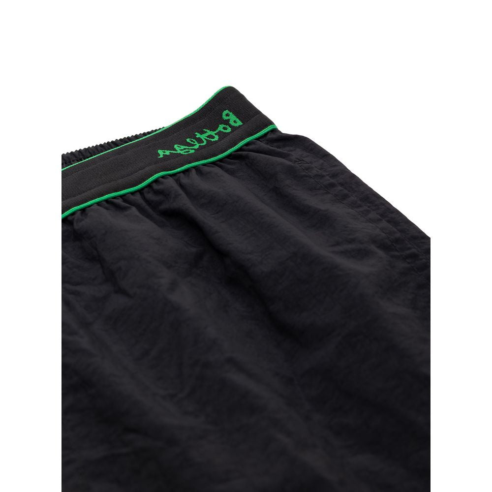 Schwarze Badeshorts aus Polyamid
