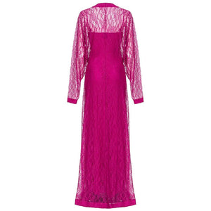 Purple Nylon Dress