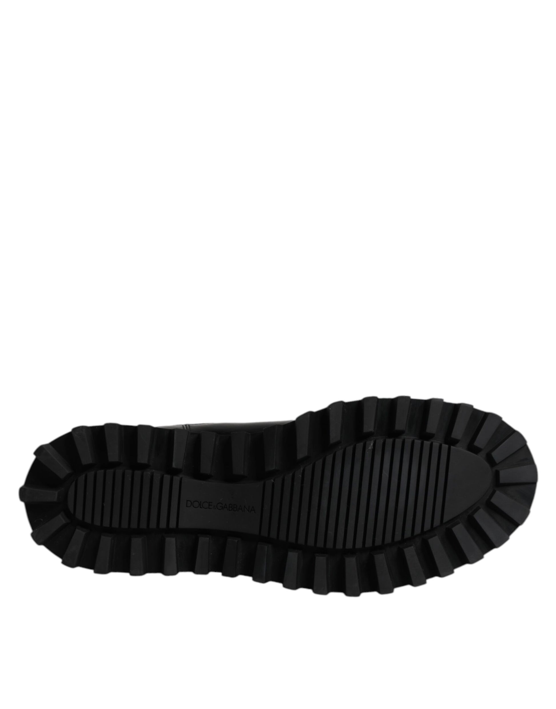 Dolce & Gabbana Black Belted DG Logo Men Chelsea Boots Shoes