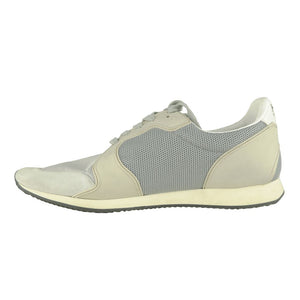 Gray Leather Men Sneaker