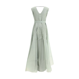 Silk Long Dress