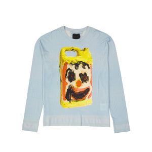 Wool And Silk Printed Sweater