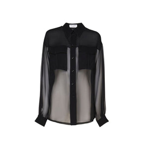 Silk Crepe Muslin Shirt