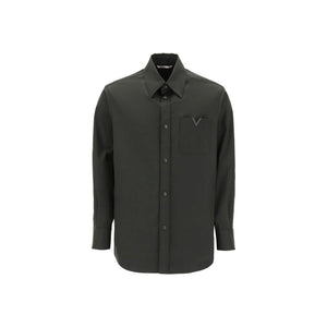 V-Logo Jacket Overshirt