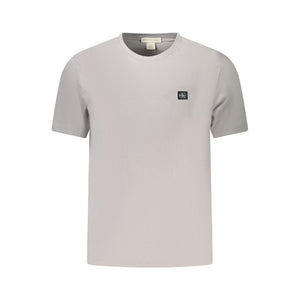 Graues Herren-T-Shirt aus Baumwolle