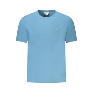 Blaues Herren-T-Shirt aus Baumwolle