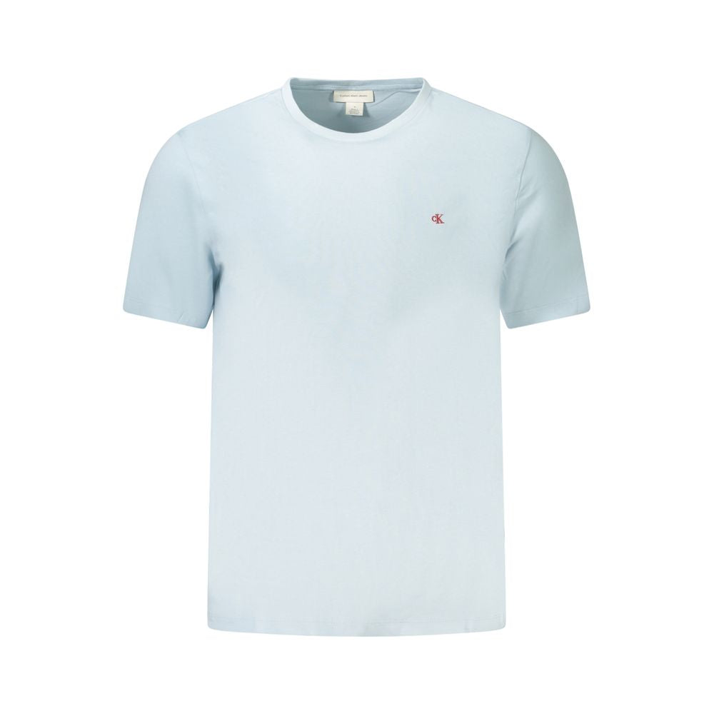 Blaues Herren-T-Shirt aus Baumwolle
