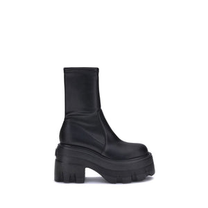 Stiefeletten aus Kunstleder