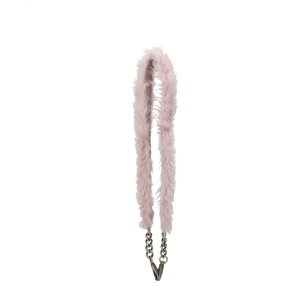 Pink Fur Shoulder Bags