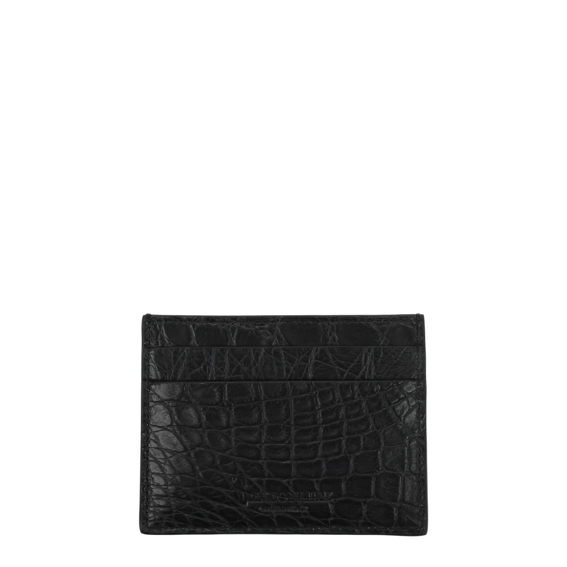 Black Crocodile Cardholders
