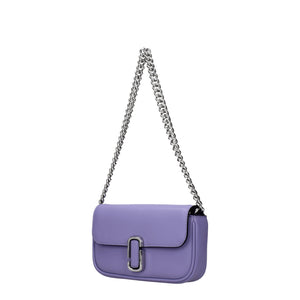 Purple Leather Crossbody Bags