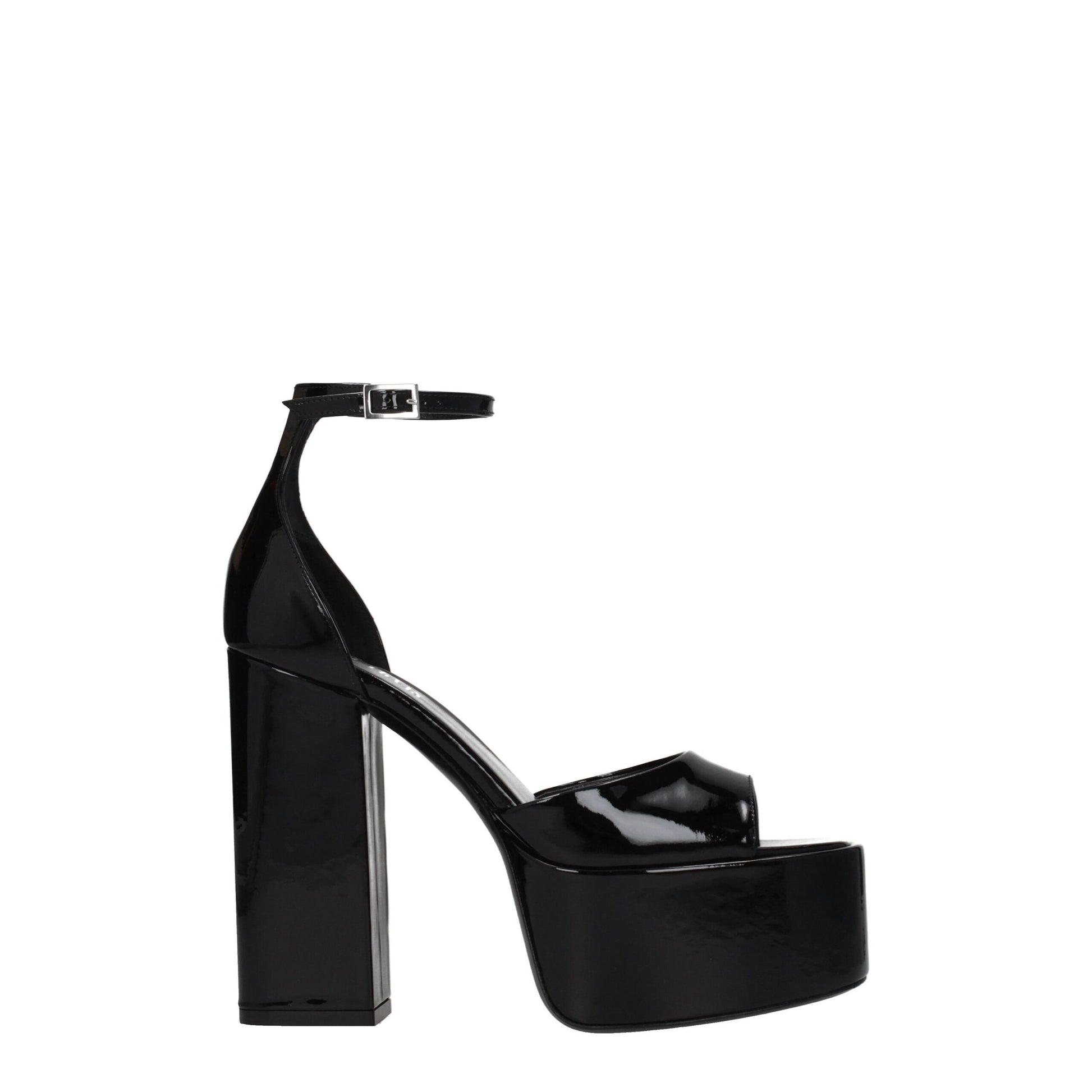 Black Leather Platforms