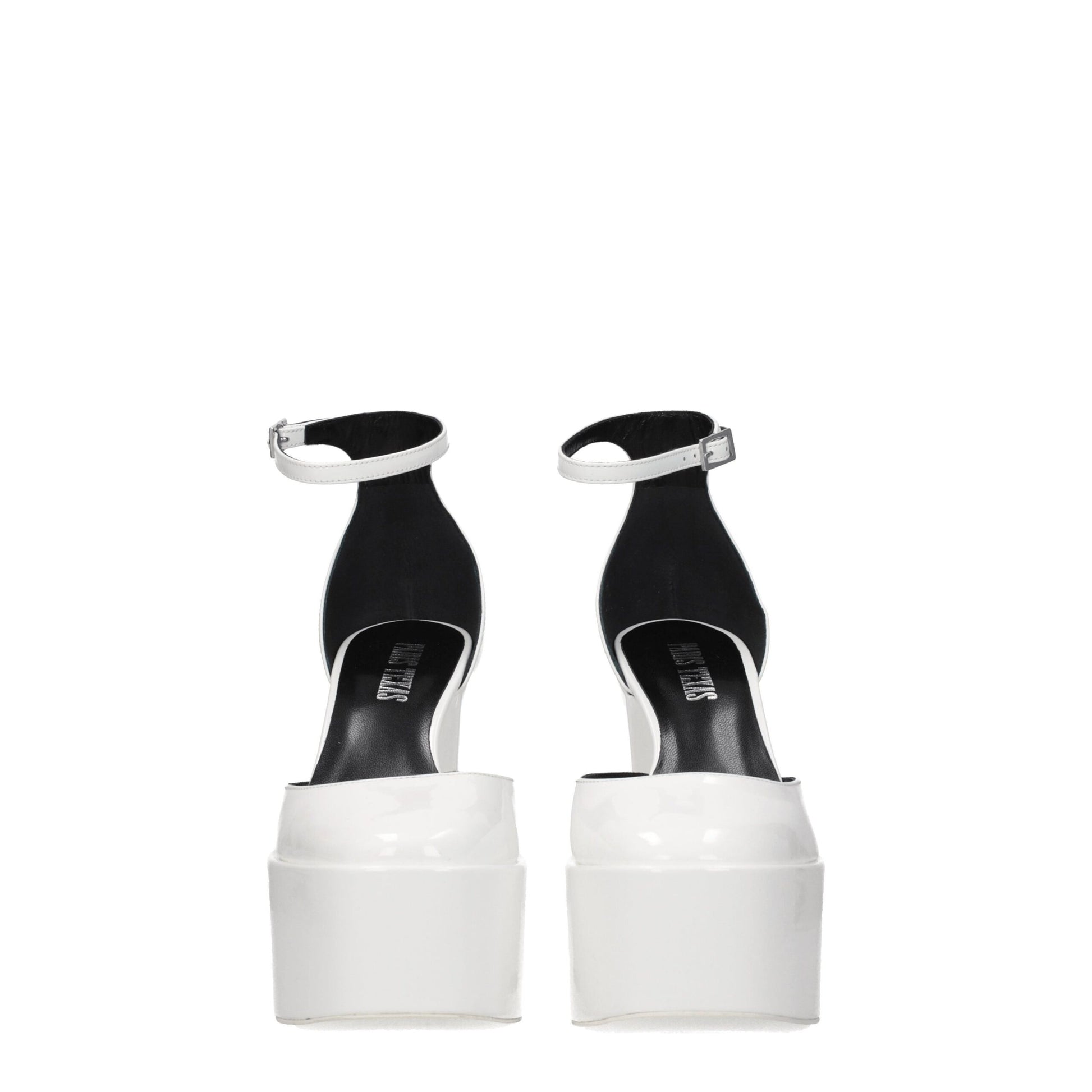 White Leather Platforms